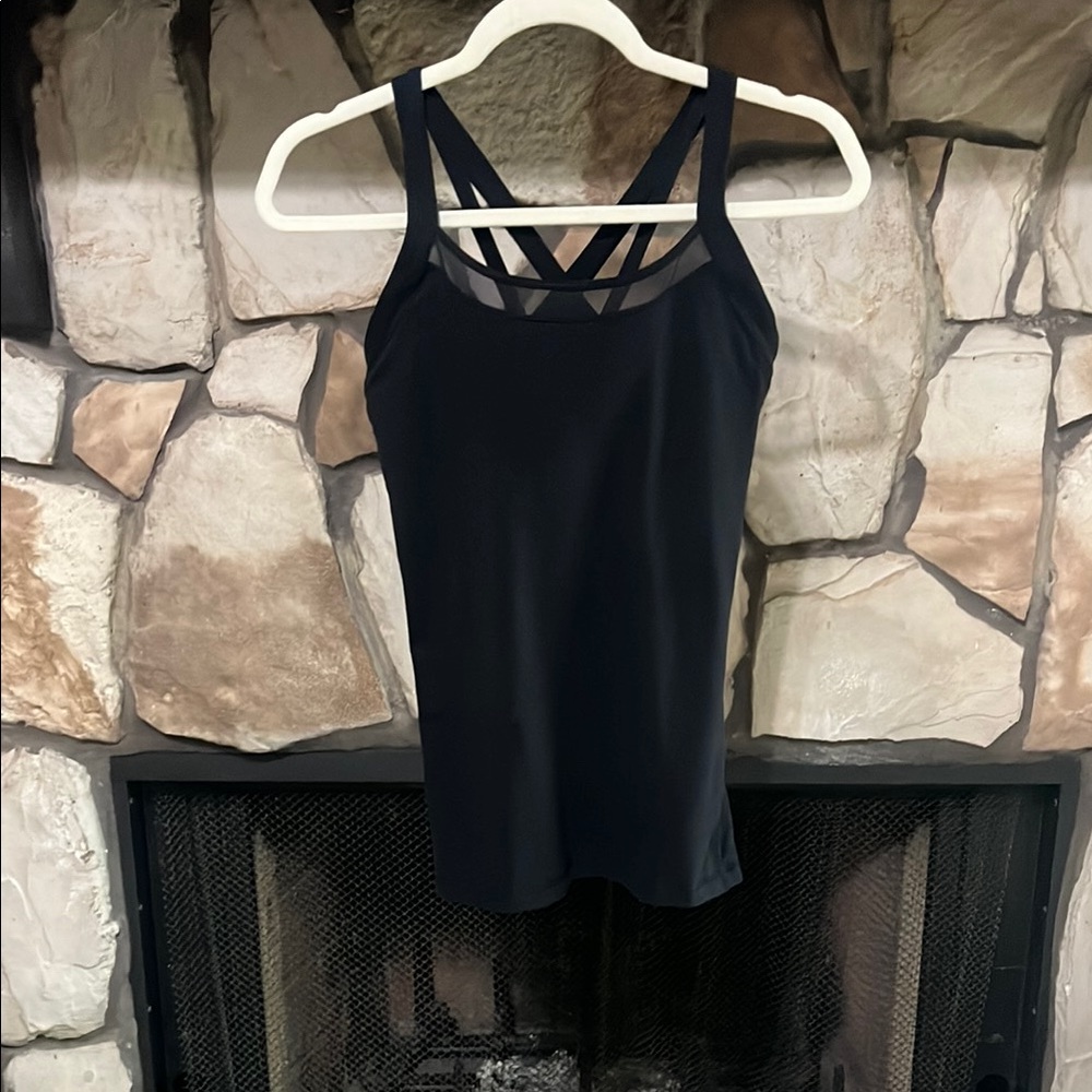 Black Strappy Tank Top